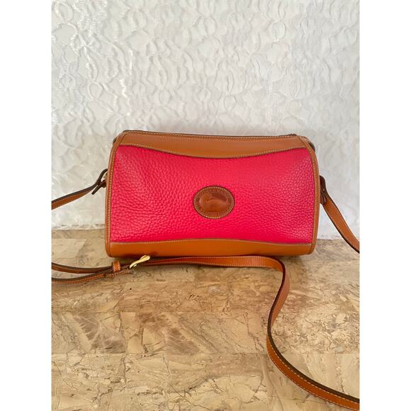 Customized Vtg DOONEY and BOURKE colorblock varsity small crossbody/shoulder bag - Picture 2 of 9